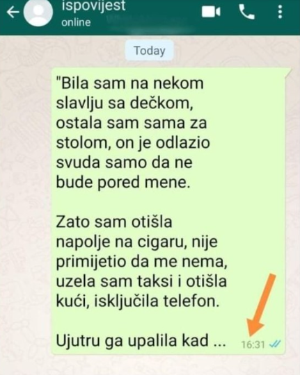 “Bila sam na nekom slavlju sa dečkom”