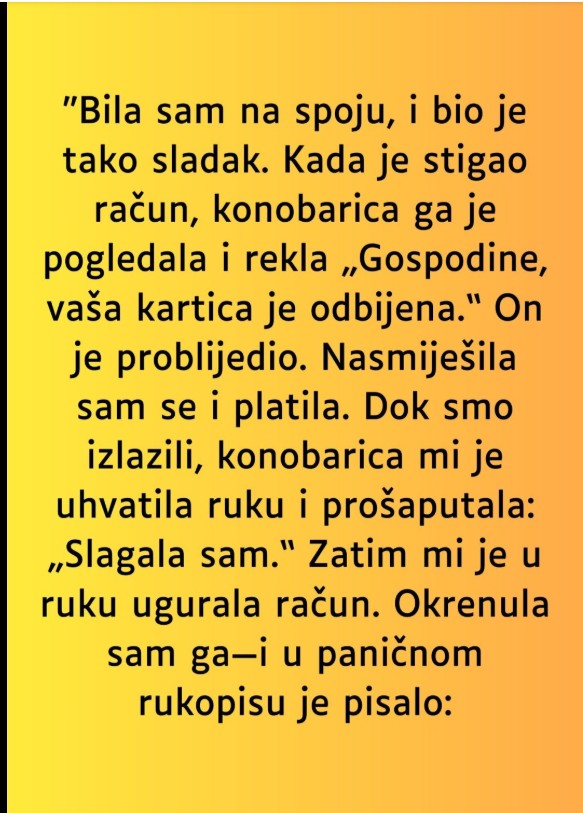 Kako me hrabrost konobarice spasila od prevare: važna lekcija o oprezu i intuiciji