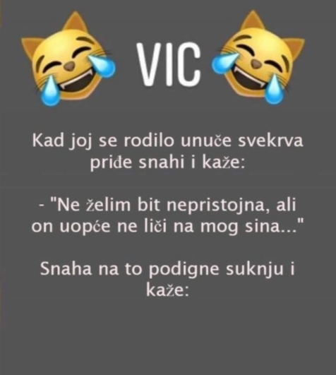 VIC DANA: Svekrva i unuče