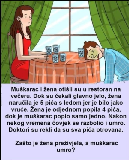 DETEKTIVSKA MOZGALICA: Kako je žena preživjela?