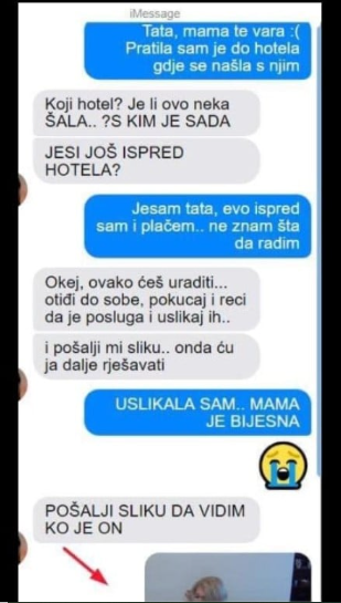 KĆERKA MI JE JAVILA DA ME MOJA ŽENA VARA, ZAMOLIO SAM JE DA JE USLIKA U HOTELU: Kad mi je poslala sliku SKORO SAM SE SRUŠIO, oblio me hladan znoj