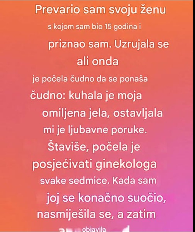 „Nakon greške koja je mogla da uništi naš brak — njena reakcija promenila je sve“