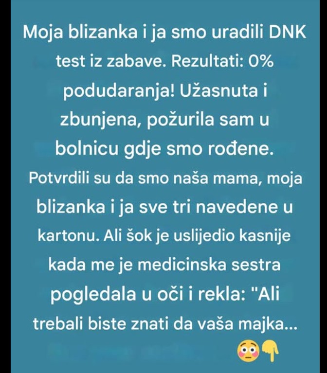 Mislio sam da imam blizanca — DNK test je otkrio istinu koju nisam bio spreman da čujem
