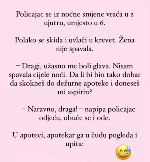 VIC: Policijac se vraća s posla