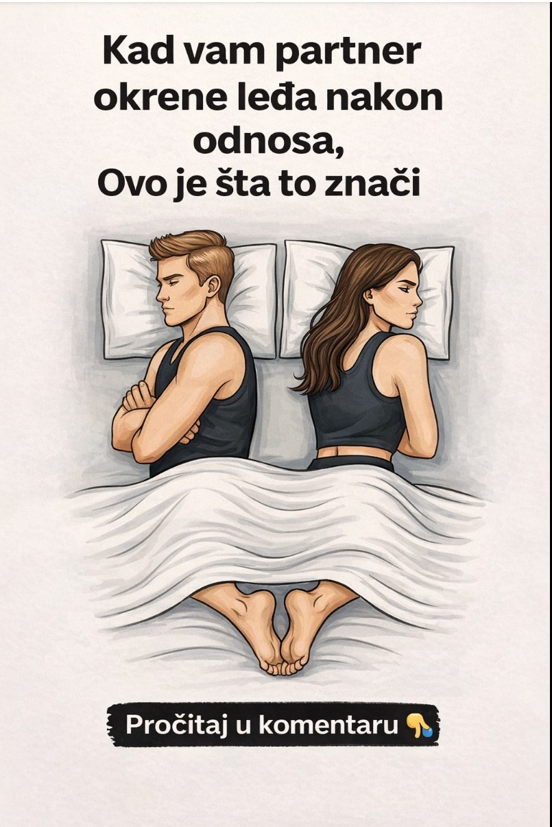 Zašto se partner nakon intimnosti okrene na drugu stranu i šta to zaista znači