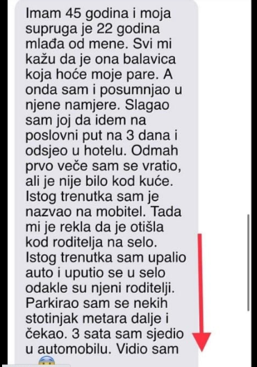 “Moja supruga ima 23 godine, a 45”