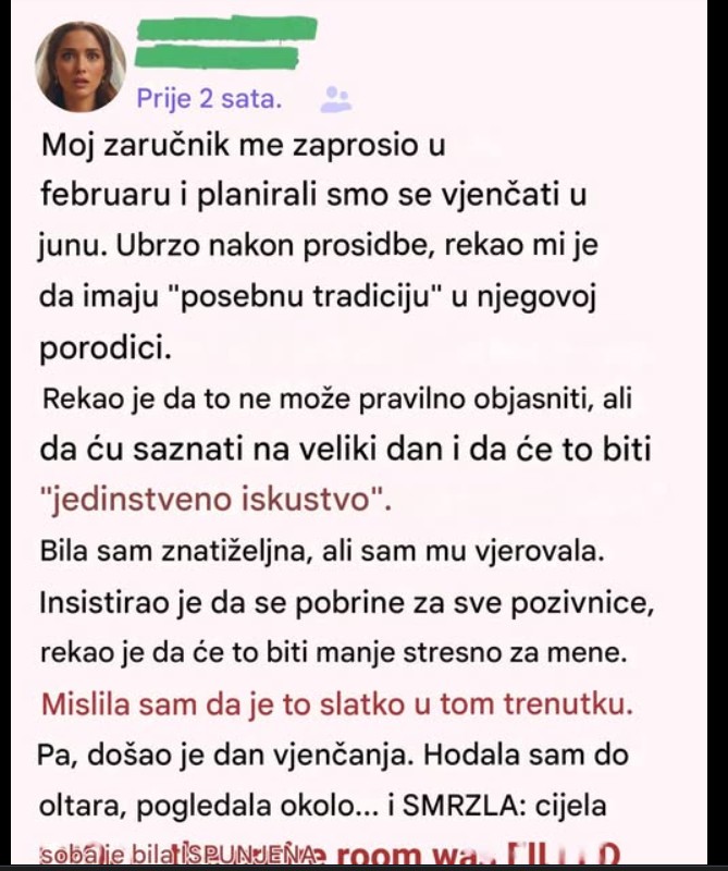 Venčanje koje je otkrilo istinu pre nego što je bilo prekasno