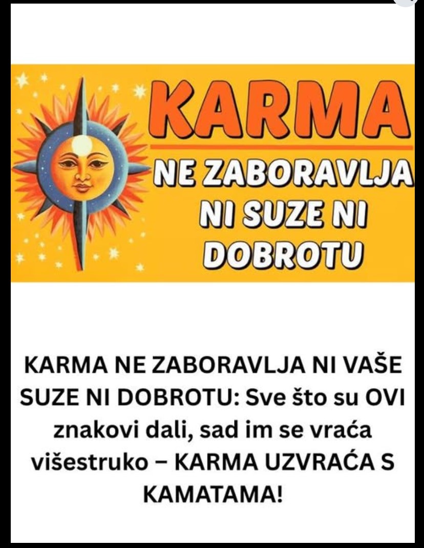 Karma vraća dugove: Ovi horoskopski znakovi uskoro primaju nagradu za svoju dobrotu i strpljenje