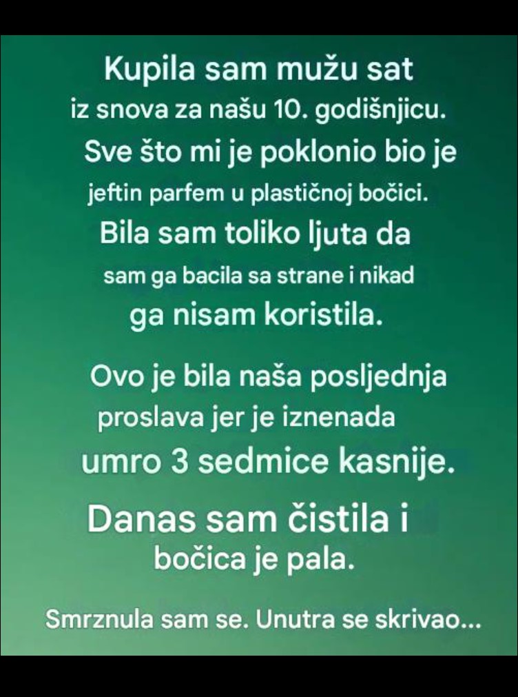 Mala bočica, velika lekcija: Kako sam prekasno shvatila značenje ljubavi