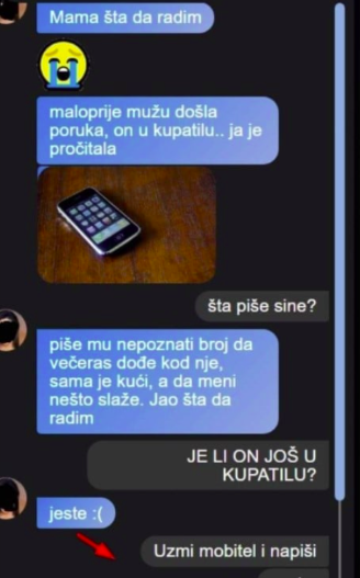 MUŽU DOŠLA PORUKA OD LJUBAVNICE, odmah sam pročitala i javila mami: Rekla mi je da ovo odmah uradim, DA LI DA JE POSLUŠAM?
