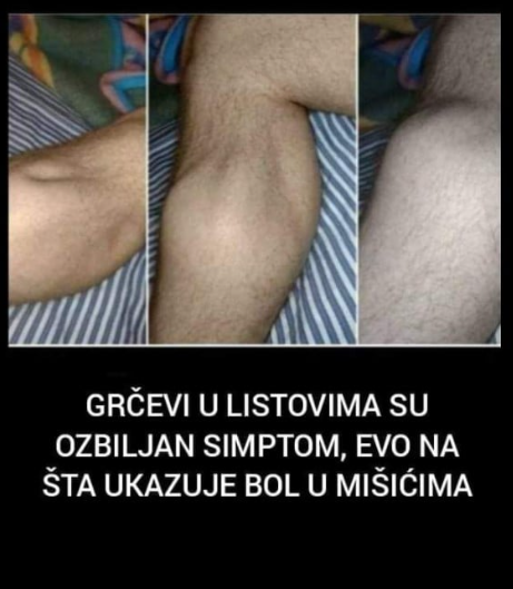GRČEVI U LISTOVIMA SU OZBILJAN SIMPTOM: Evo na šta ukazuje ova bol, VAŽNO DA ZNATE