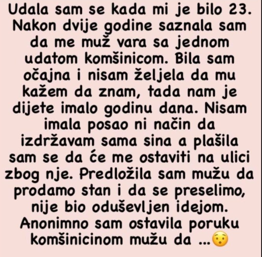 “Udala sam se kada mi je bilo 23”