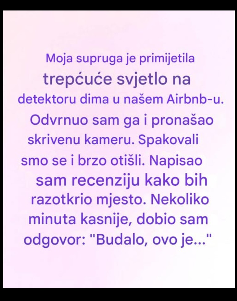Kad savršen smještaj skriva opasnost: lekcija o skrivenim kamerama