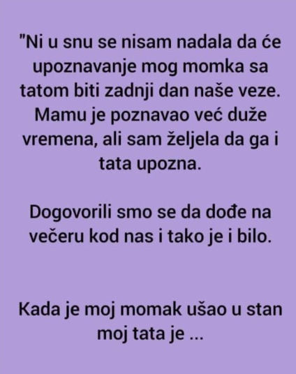 “Ni u snu se nisam nadala da će upoznavanje mog momka”