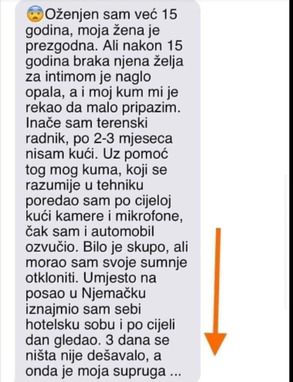 “Moja žena je prezgodna”