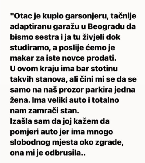 “Otac je kupio garsonjeru, tačnije adaptiranu garažu”