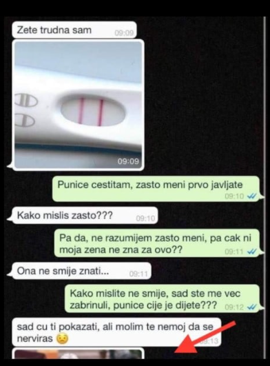 PUNICA MI JE NAPISALA DA JE TRUDNA, NIŠTA MI NIJE BILO JASNO