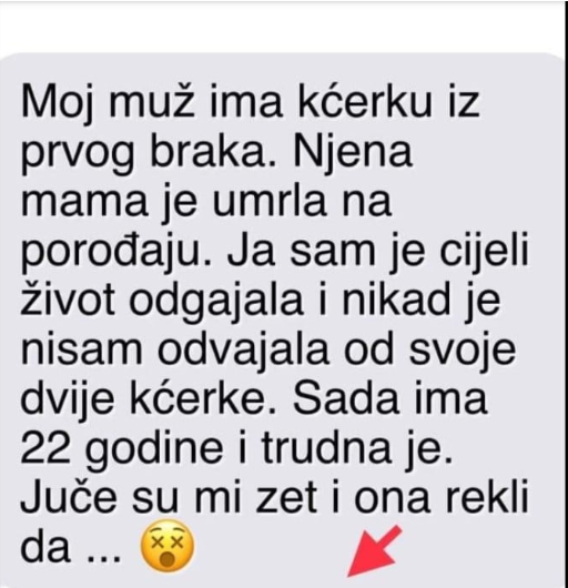 “Muž ima kćerku iz prvog braka koja je udata”