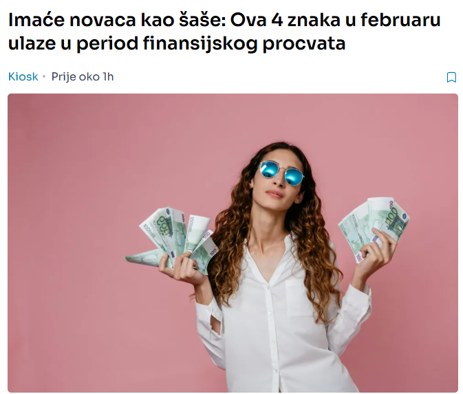 Imaće novaca kao šaše: Ova 4 znaka u februaru ulaze u period finansijskog procvata