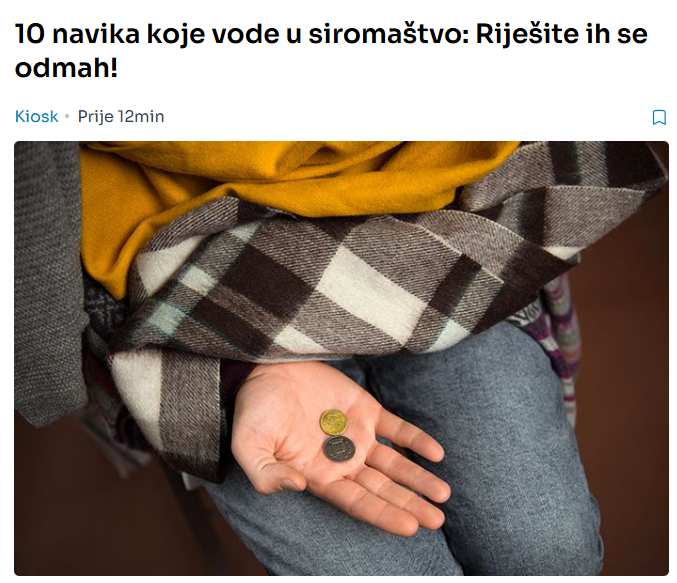 10 navika koje vode u siromaštvo: Riješite ih se odmah!