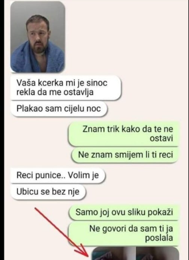 PLAKA0 SAM JER ME ŽENA OSTAVLJA, A ONDA MI JE PUNICA POSLALA OVU SLIKU: Pobjesnio sam, mrzim ih OBJE!