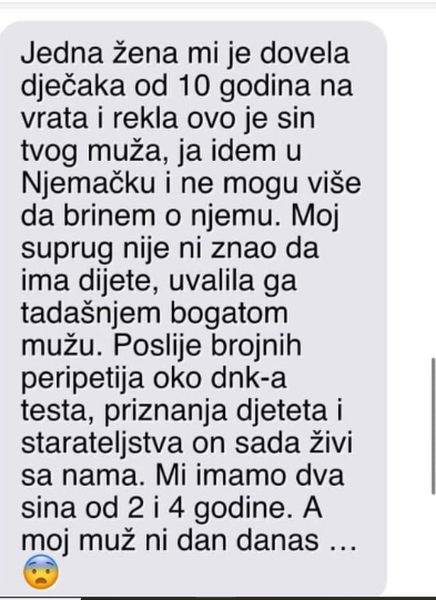 “Jedna žena mi je dovela dječaka na vrata”