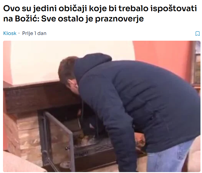 Ovo su jedini običaji koje bi trebalo ispoštovati na Božić: Sve ostalo je praznoverje