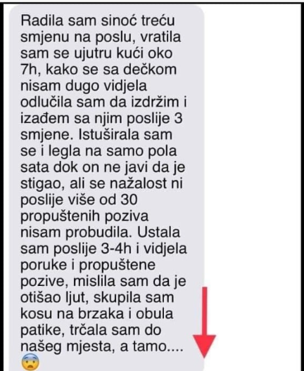“Ja sinoć radila treću smjenu na poslu”