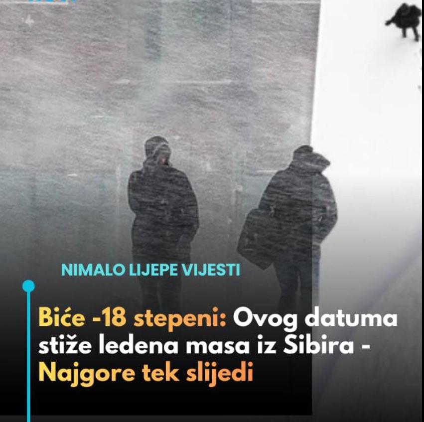 Veliko zahlađenje u Srbiji: Šta očekivati ​​od dolaska ledene mase i kako se pripremiti