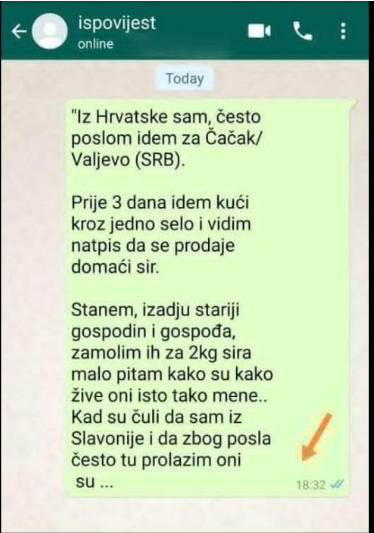 “Iz Hrvatske sam, često poslom idem za Čačak/Valjevo”