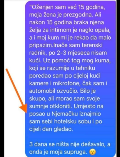“Oženjen sam već 15 godina, moja žena je prezgodna.”