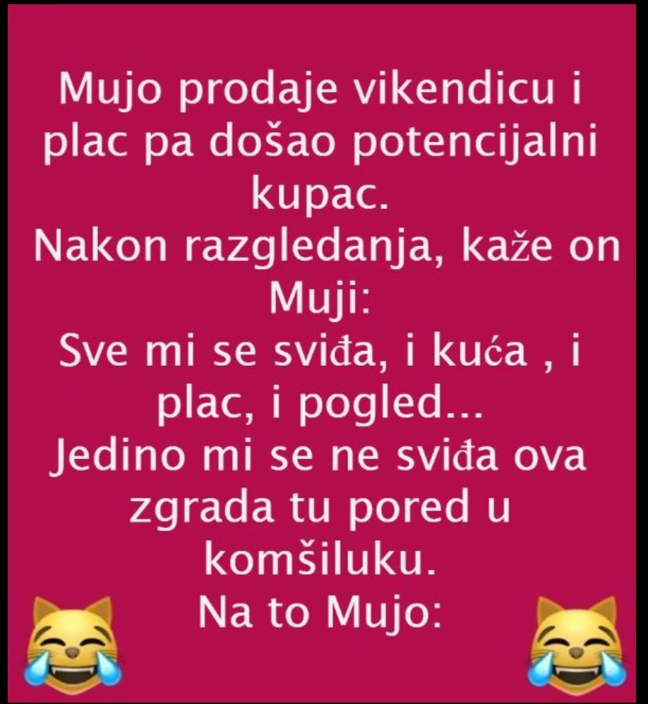 Mujo i vikendica koja se prodaje iskreno: humor koji otkriva balkanski mentalitet