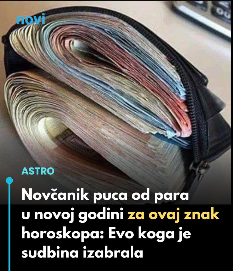 Novčanik pun prilika u Novoj godini: Ovaj horoskopski znak ulazi u razdoblje financijskog rasta