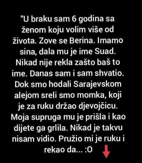“U braku sam 6 godina sa ženom koju volim više od života”