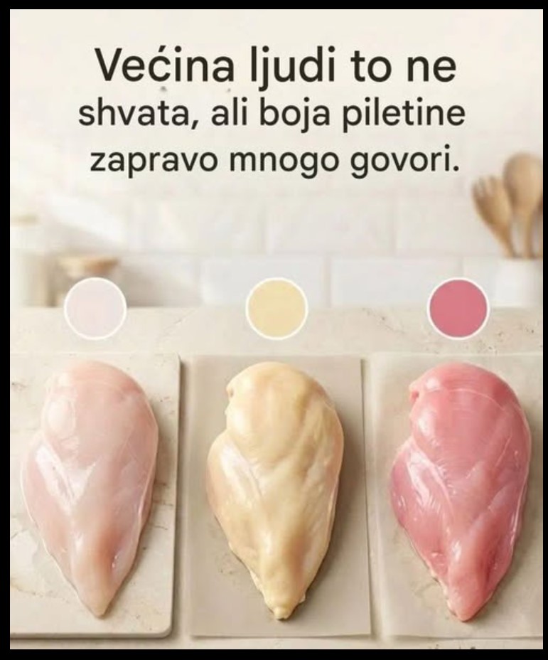 Zašto je neka piletina žuta, a neka svijetla: šta boja mesa zaista znači