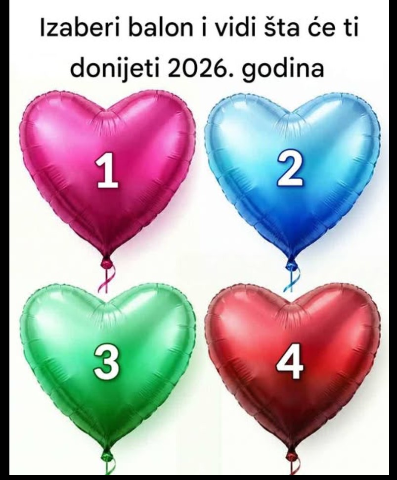 Izaberi balon i razmisli o svojim ciljevima za 2026. godinu