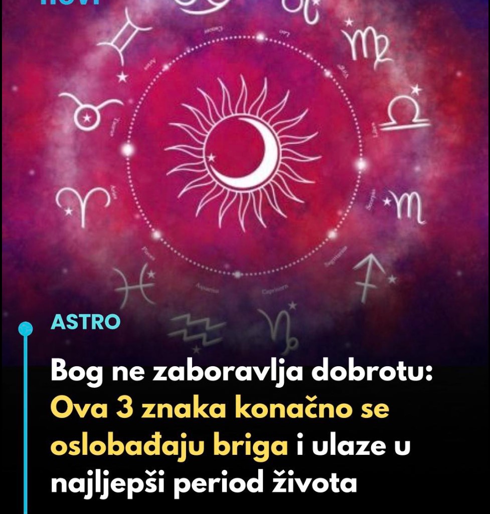 Dobrota se uvijek vraća: Tri horoskopska znaka ulaze u mirniji i ispunjeniji životni period