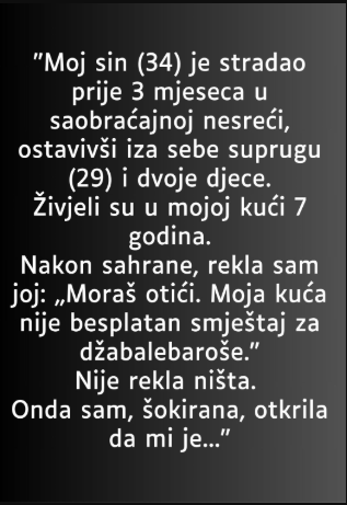 “Moj sin (34) je stradao prije 3 mjeseca…”
