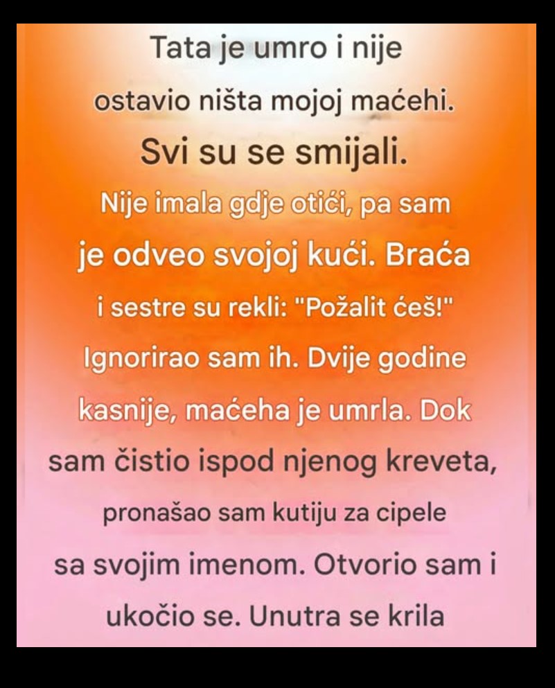 Nakon očeve smrti pozvala sam maćehu da živi kod mene — dve godine kasnije otkrila sam istinu koju niko nije znao