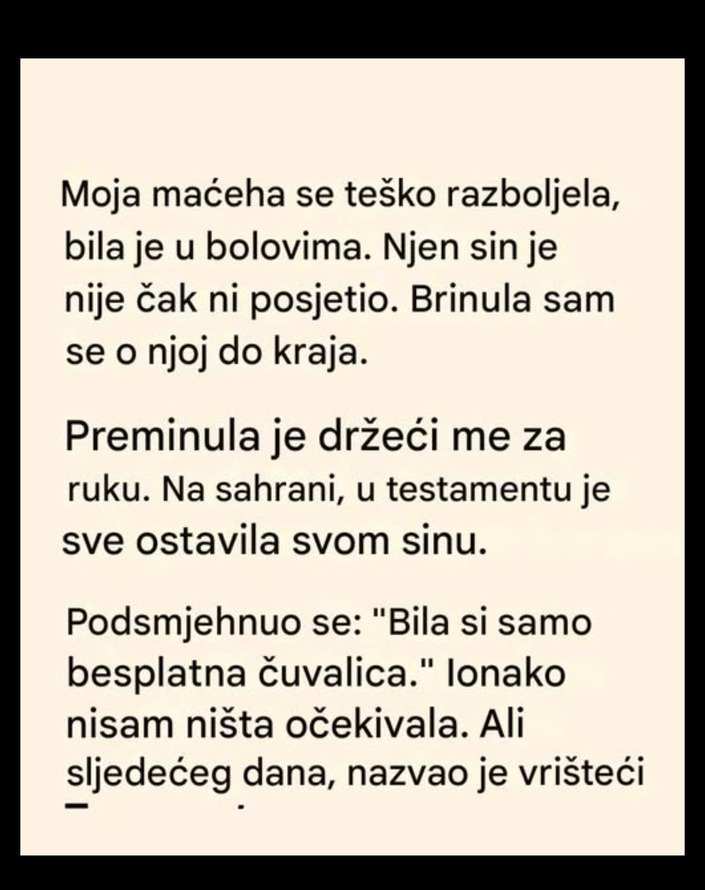 Nasljedstvo koje nitko nije očekivao