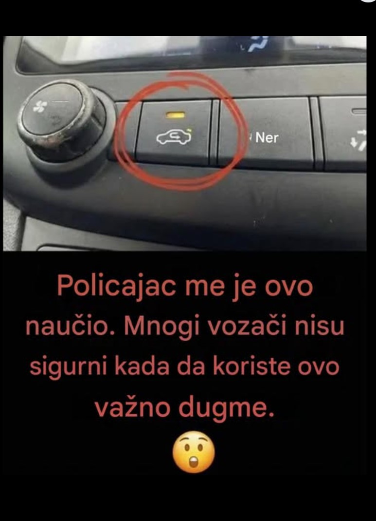 Čemu služi dugme za recirkulaciju zraka u automobilu i kada ga treba koristiti