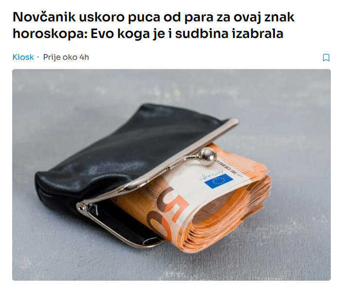 Novčanik uskoro puca od para za ovaj znak horoskopa: Evo koga je i sudbina izabrala