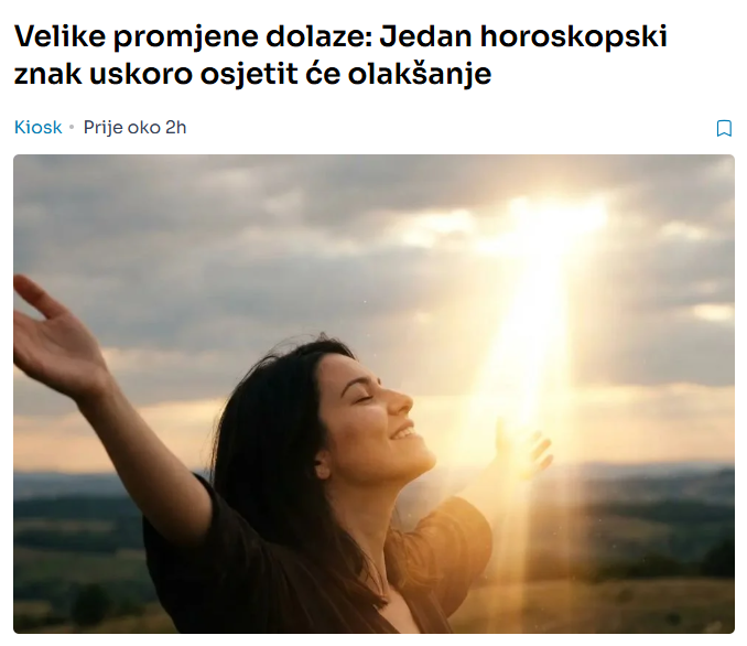 Velike promjene dolaze: Jedan horoskopski znak uskoro osjetit će olakšanje