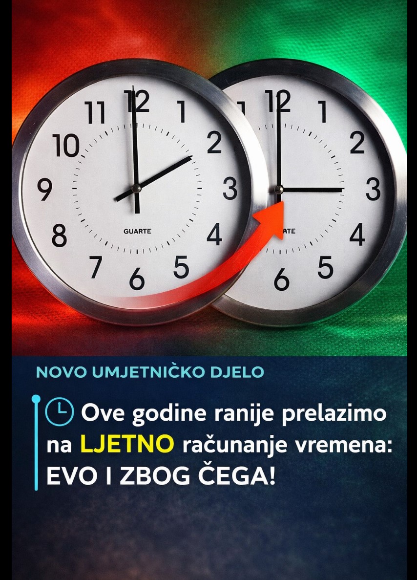 Ove godine ranije prelazimo na ljetno računanje vremena: Zašto i kako se pripremiti