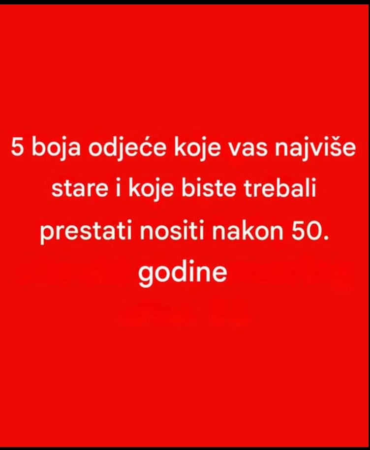 Boje koje vas podmlađuju (i one koje vas mogu učiniti umornijim)