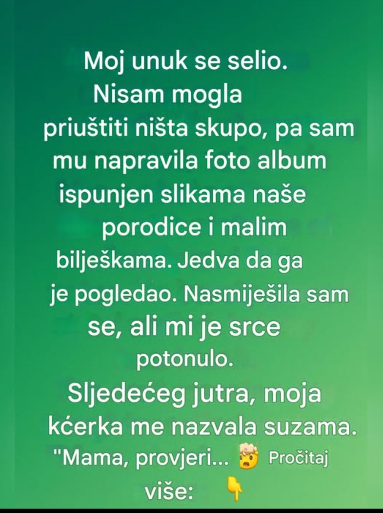 Najlepši poklon nije ono što se vidi, već ono što dolazi iz srca