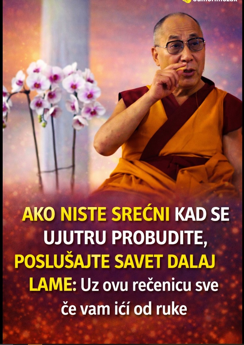 Kako započeti dan s više mira i zadovoljstva: Savjet Dalaj Lame koji mijenja jutro