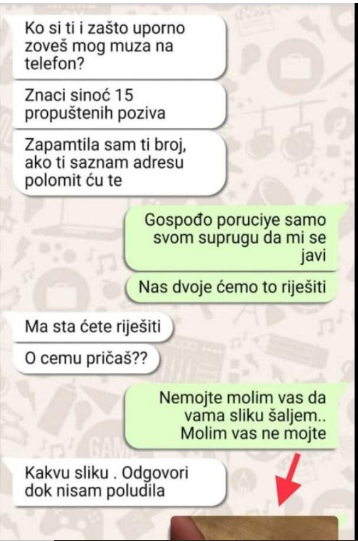 NEKO JE UPORNO ZVAO MOG MUŽA NA TELEFON, A ON SE NIJE JAVLJAO: Zapamtila sam broj i poslala poruku, KAD MI JE POSLALA OVU SLIKU SVIJET MI SE SRUŠIO, NIJE MOGUĆE