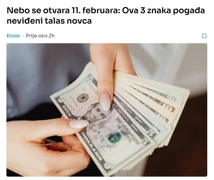 Nebo se otvara 11. februara: Ova 3 znaka pogađa neviđeni talas novca