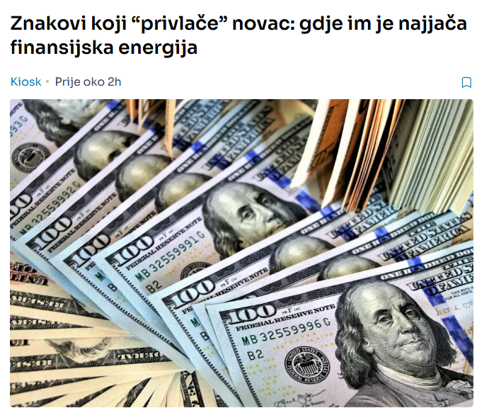 Znakovi koji “privlače” novac: gdje im je najjača finansijska energija